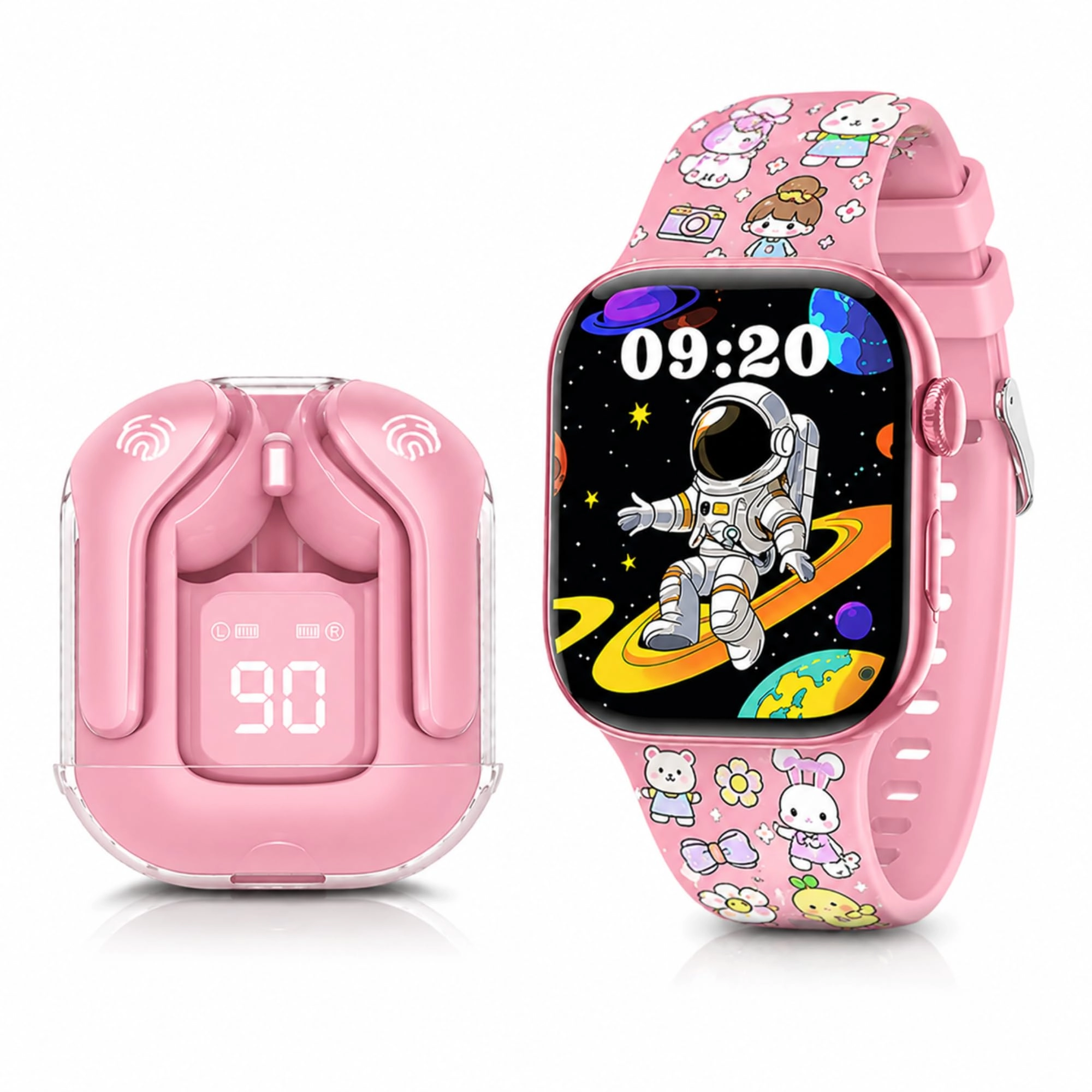 AAMSO Kids Smart Watch + Wireless Earbuds 45.7mm GPS
