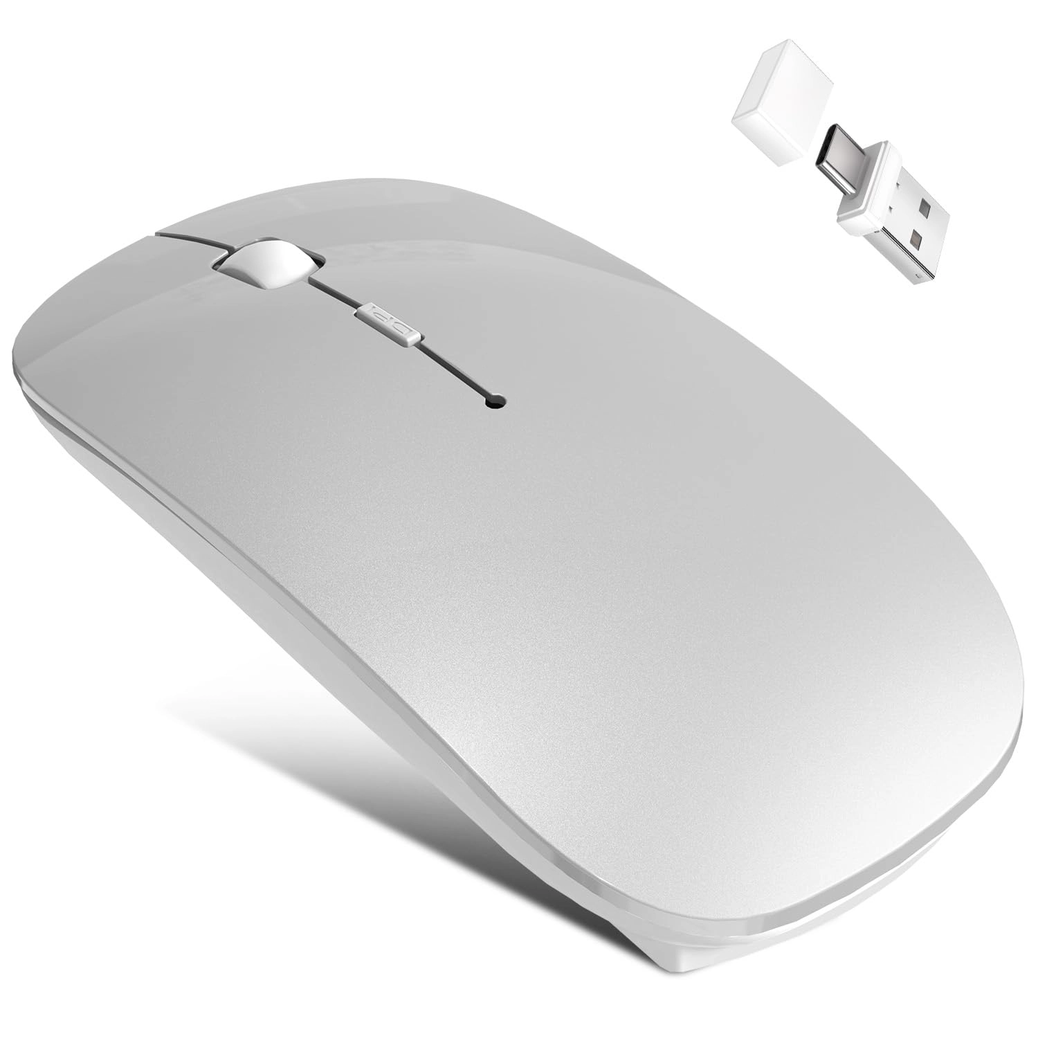 Slim Rechargeable Wireless Mouse - Bluetooth