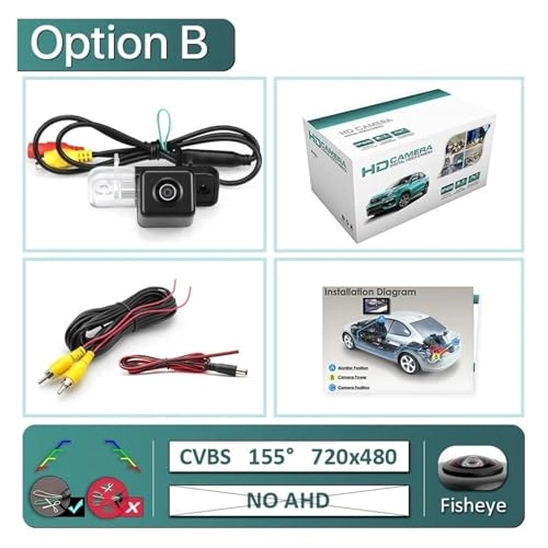 Wide View Vehicle Back up Camera - Night Vision Wire 1920x1080P