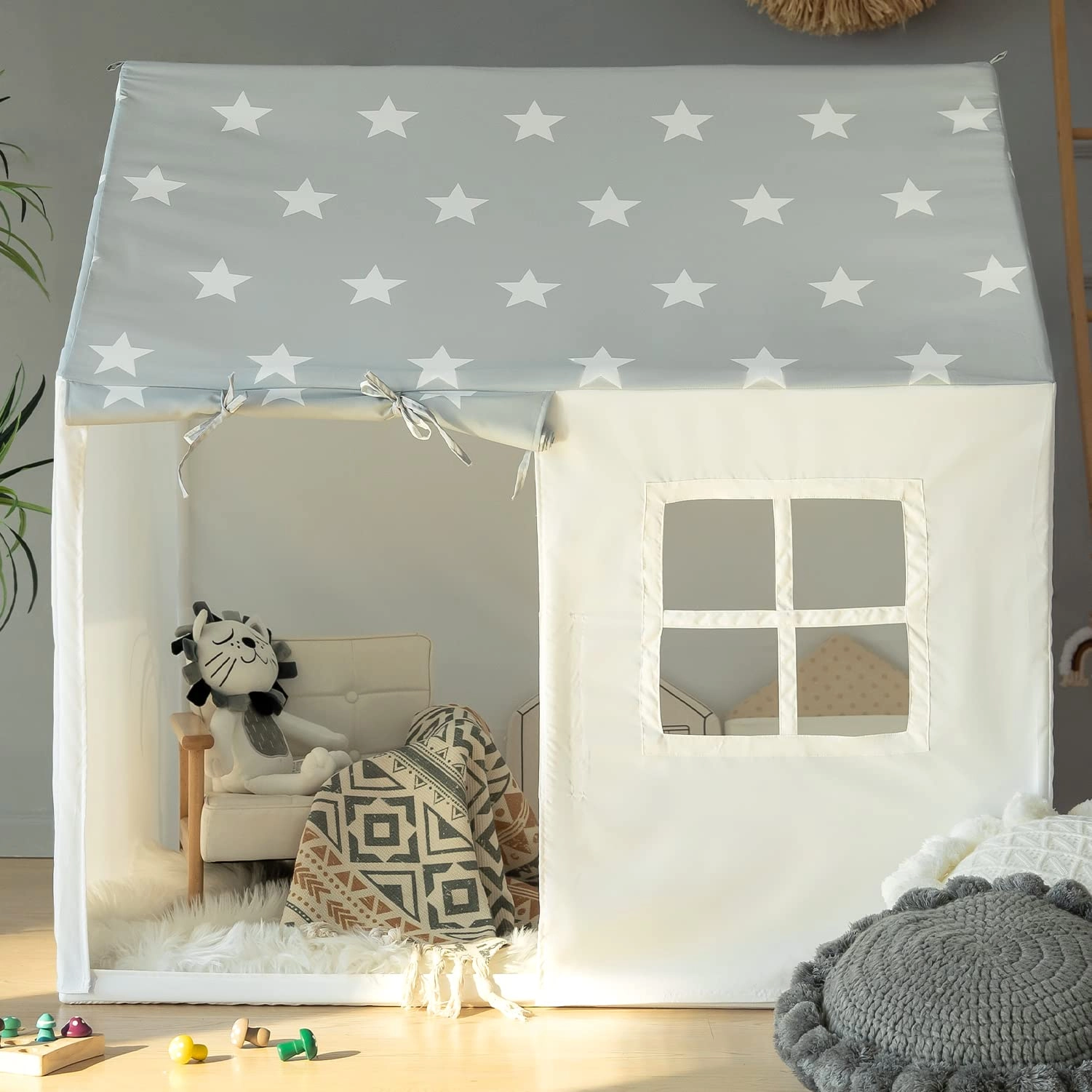 Razee Play Tent - 49.5*35.5*49.5 inch Grey Star