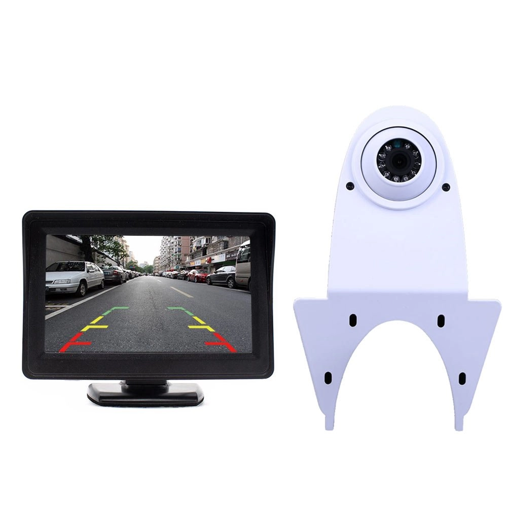 Brake Light Reversing Camera + Rear View Mirror Monitor - Night vision 628 x 586 pixels