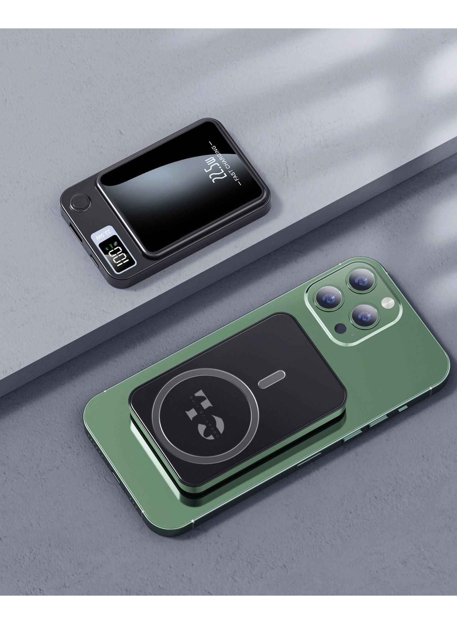 Magnetic Wireless Power Bank - 10000mAh 22.5W