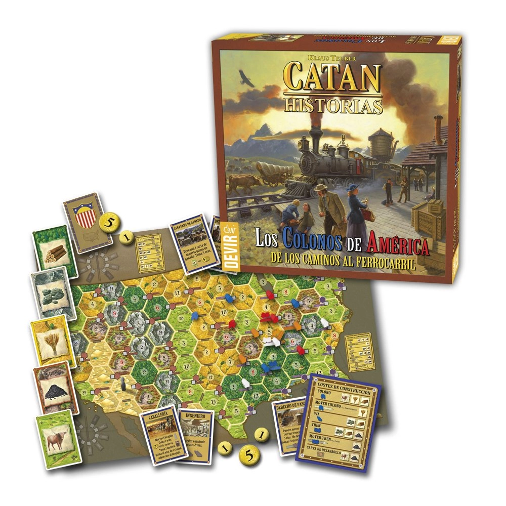 Devir Catan Settlers of America (Spanish)