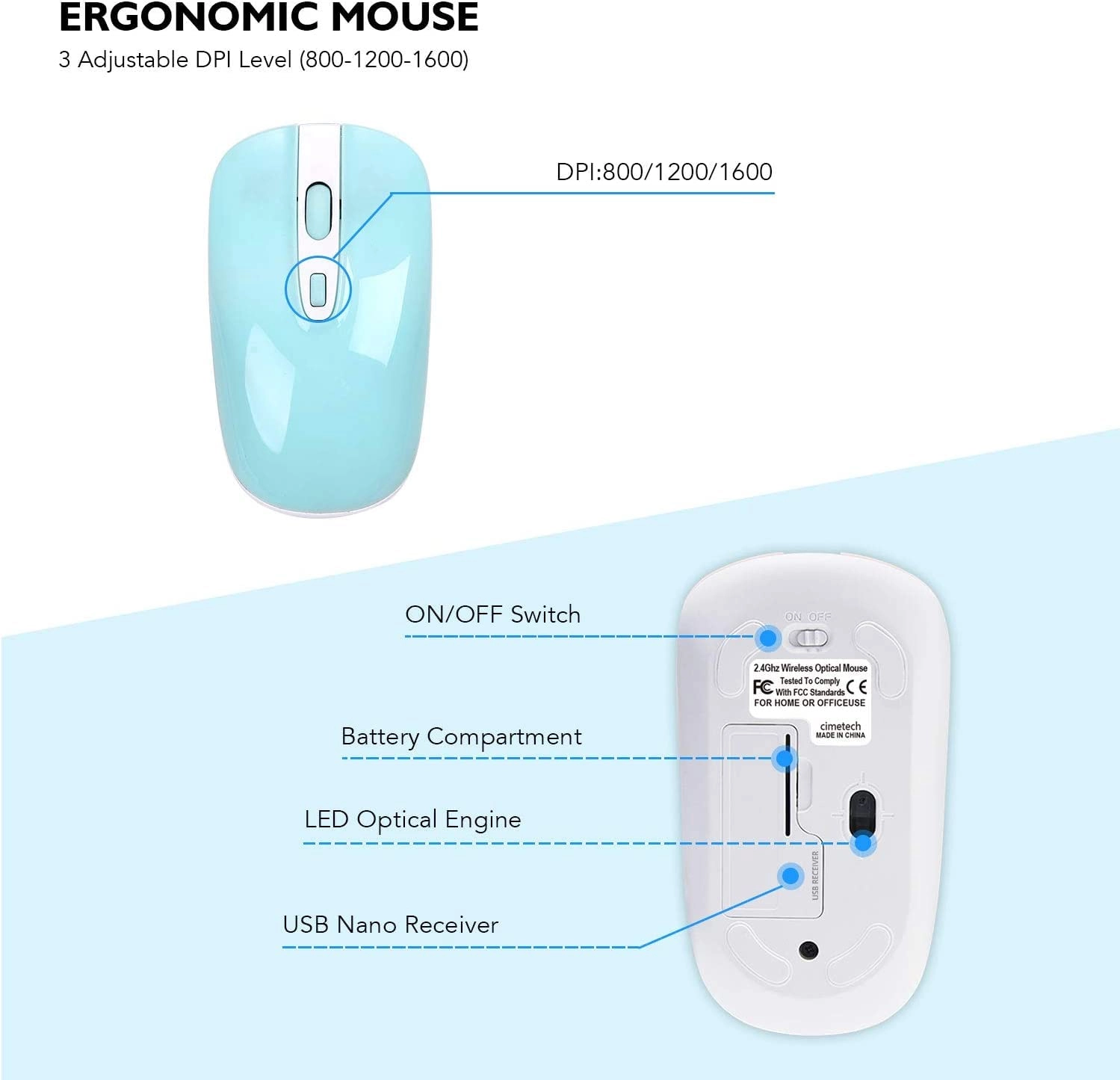 Wireless Keyboard Mouse Combo - UK Wireless