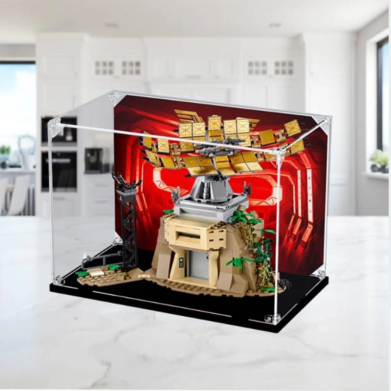 Clear Acrylic Display Case - Wonder Woman vs The Cheetah LegoSuperHeroes