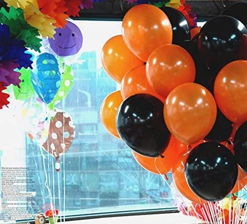 Latex Balloons - 50-Pieces Halloween