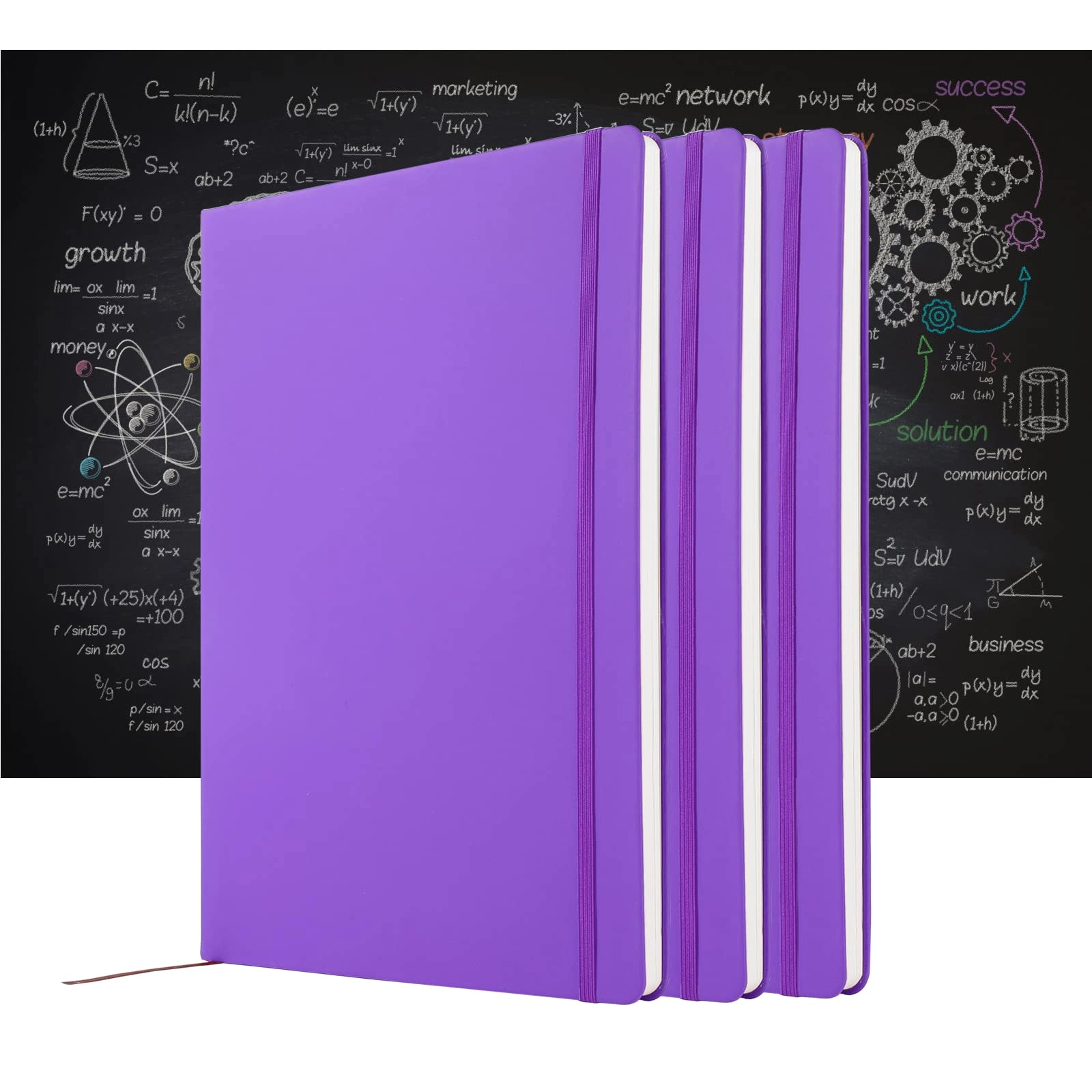 Notebook A4 Hardcover - Lined 80 Sheets