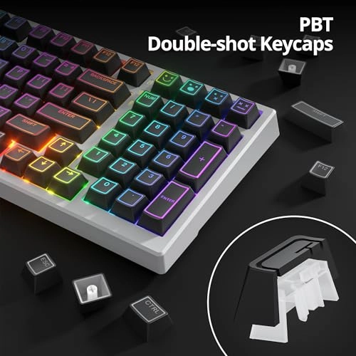 142 Key Cherry Profile Keycap Set - PBT Translucent Characters