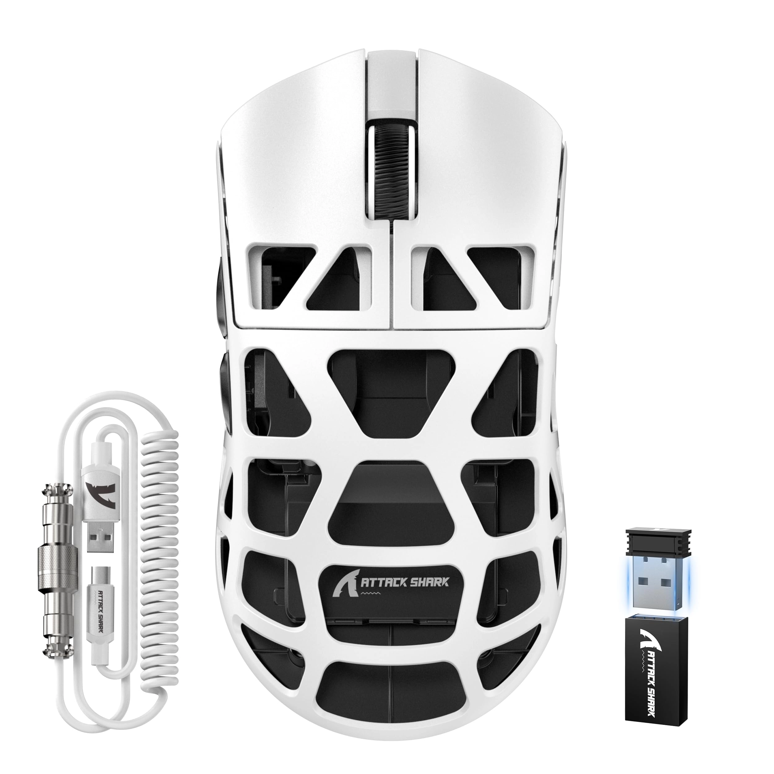 R3 Superlight 46g Magnesium Alloy Gaming Mouse - 2.4Ghz Bluetooth USB