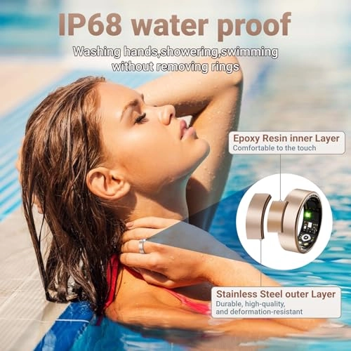 Smart Ring - Sleep Tracker Heart Rate Blood Oxygen