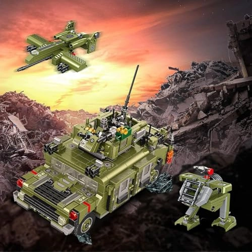 Army Tanks Toy Building Kit - 745 pcs