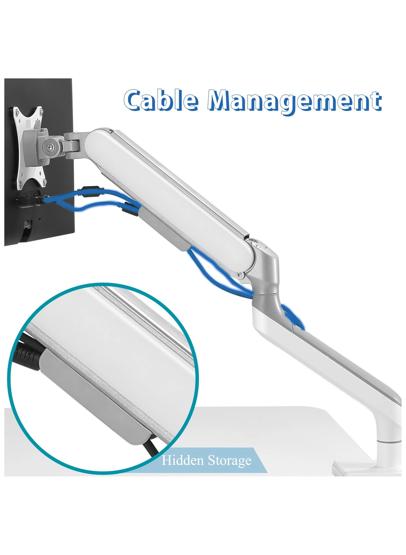 Dual Monitor Arm - Dual 17-35" 75mm 100mm