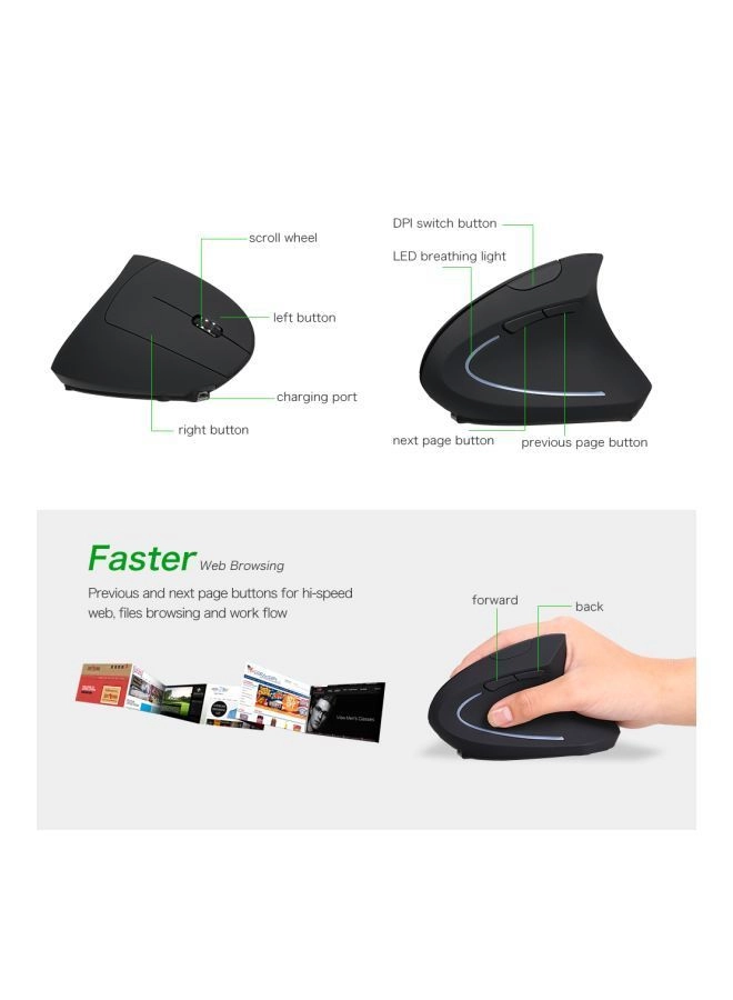 FWC10013B Mouse - Wireless
