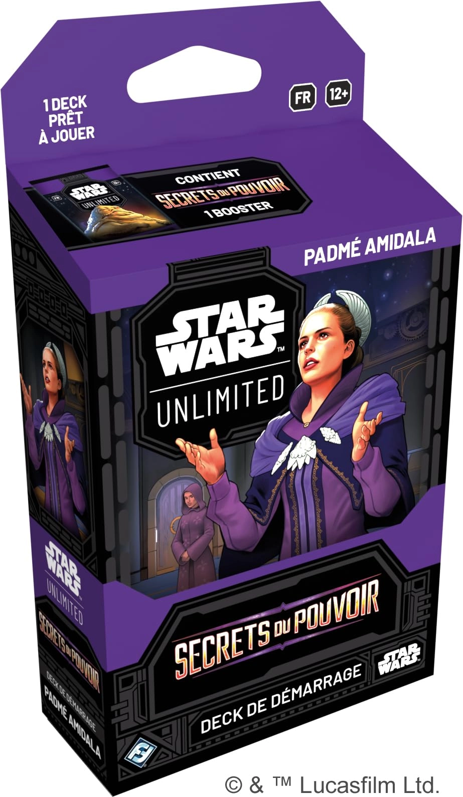 Asmodee Star Wars: Unlimited: Secrets of Power Padmé Amidala Spotlight Deck - 50-Card Booster Pack