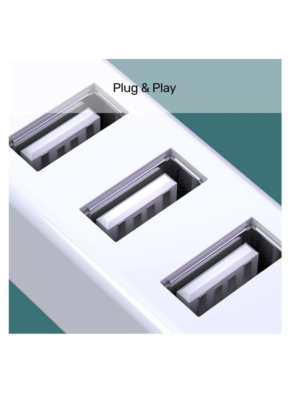 4-Port USB 2.0 Hub - USB-A
