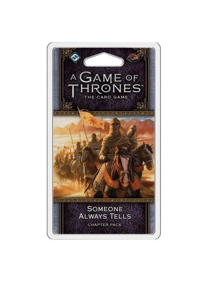 Fantasy Flight Games AGOT LCG: Someone Always Tells - 2nd Ed