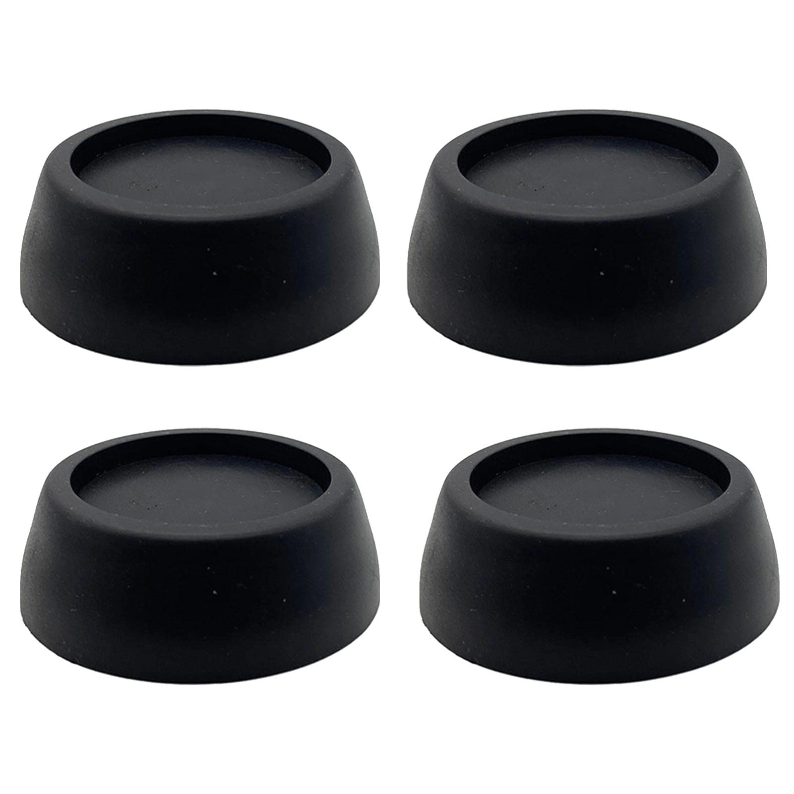 JFYBC Washing Machine Foot Pad - 5 Pcs Anti-Vibration Black