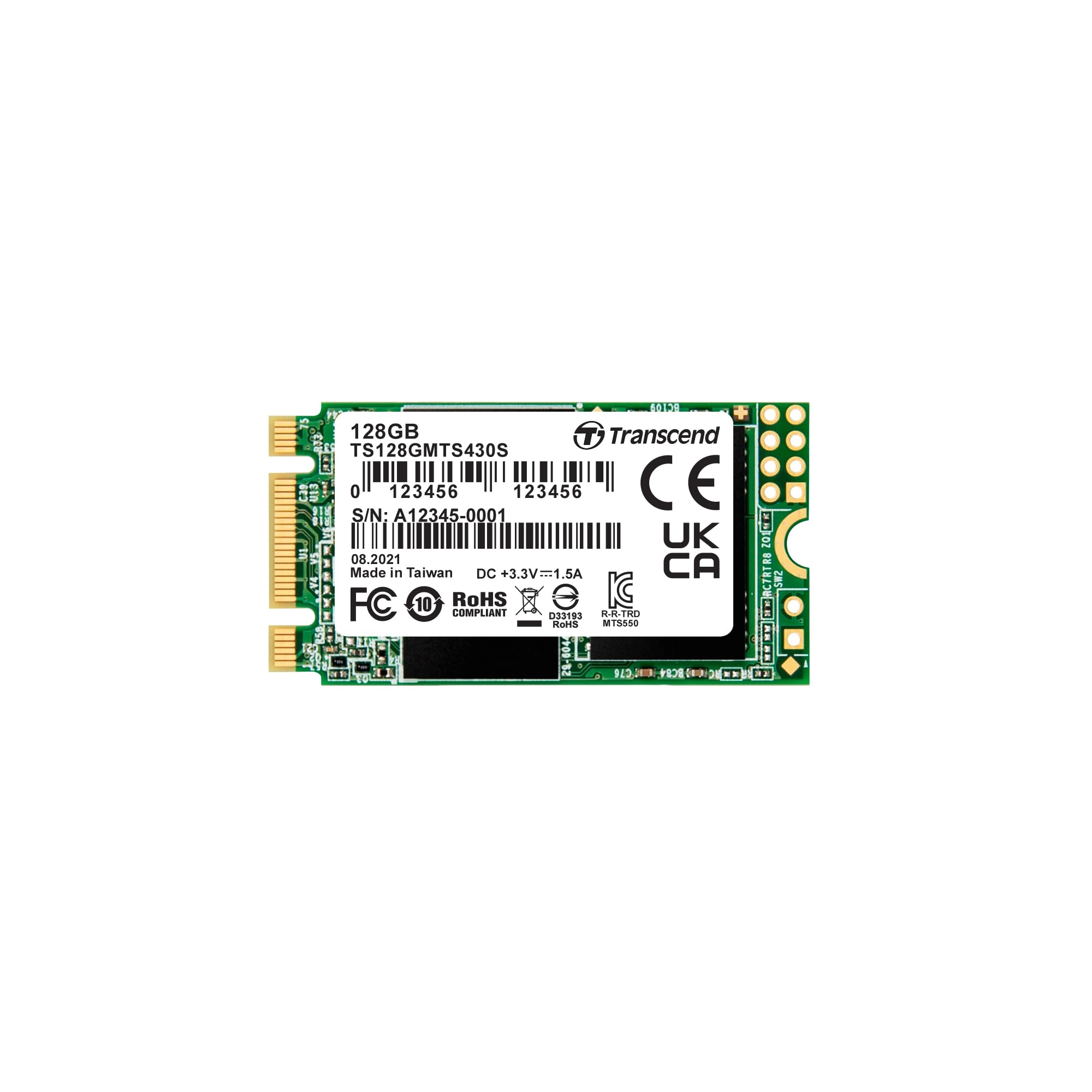 Transcend 430S - 128GB M.2