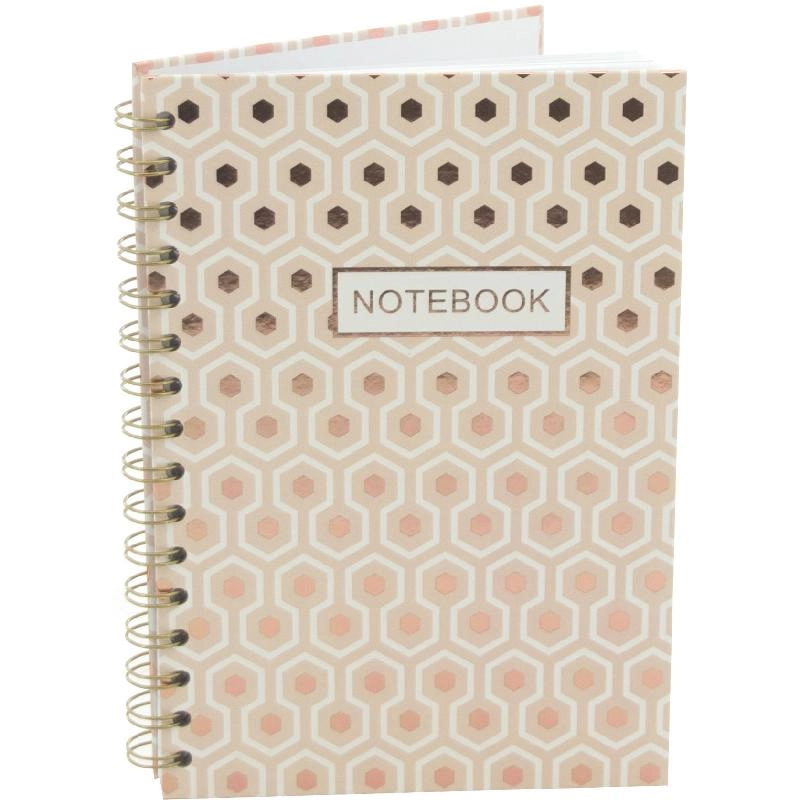 Notebook 19 X 26 cm Spiral - Grid 100 Sheets