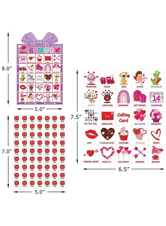Valentines Day Bingo Game - 24 Players Die-Cut