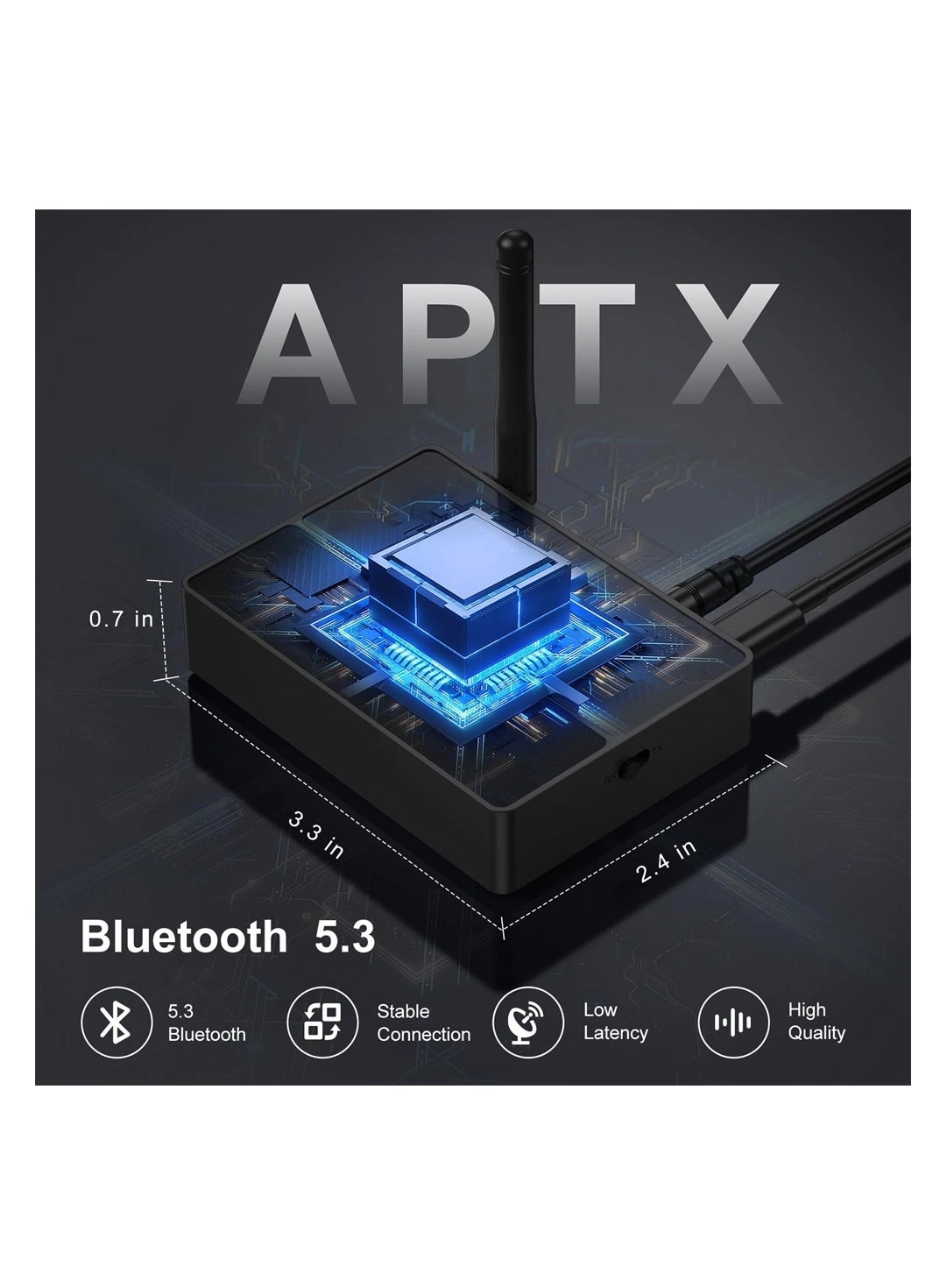 Bluetooth 5.3 Transmitter & Receiver 5.3