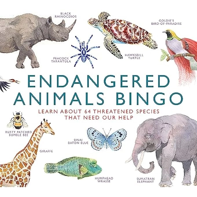rayihni ENDANGERED ANIMALS BINGO