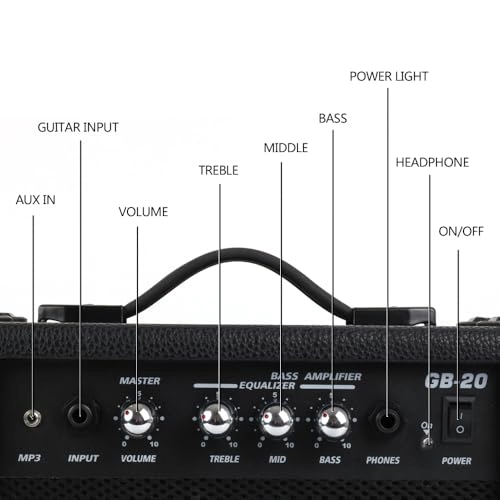 Bass Guitar Amplifier - 20W Black