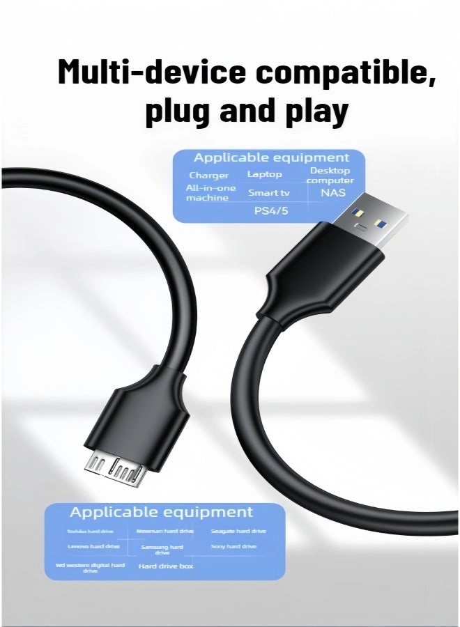 HRUSB05YP Cable 5Gbps USB-A to Micro-B 0.5m