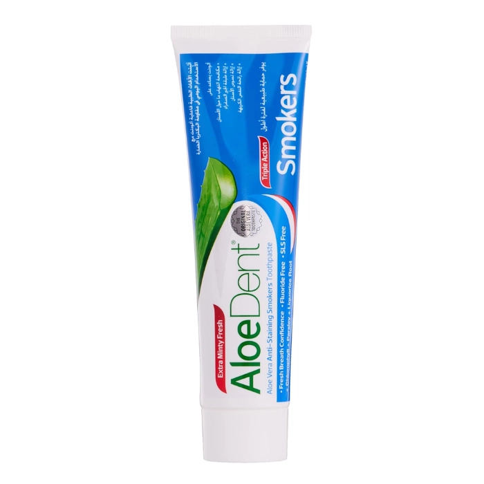 Anti-Staining Smokers Aloe Vera Peppermint & Menthol Toothpaste 100ml