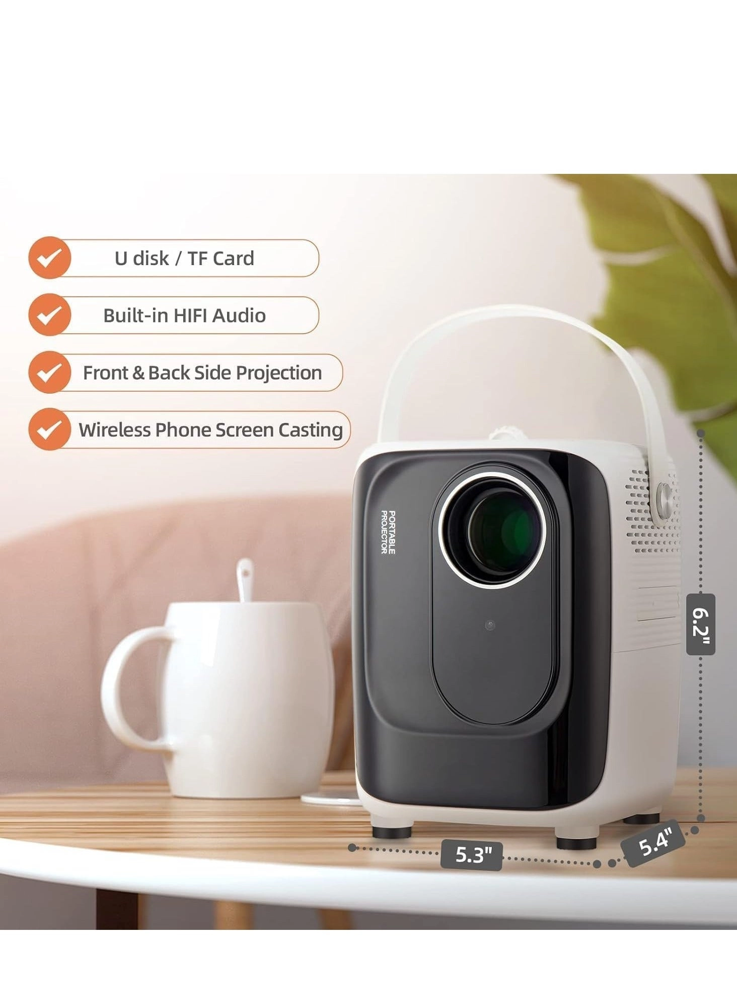 Mini Projector S10 DS434 8000 Lumens