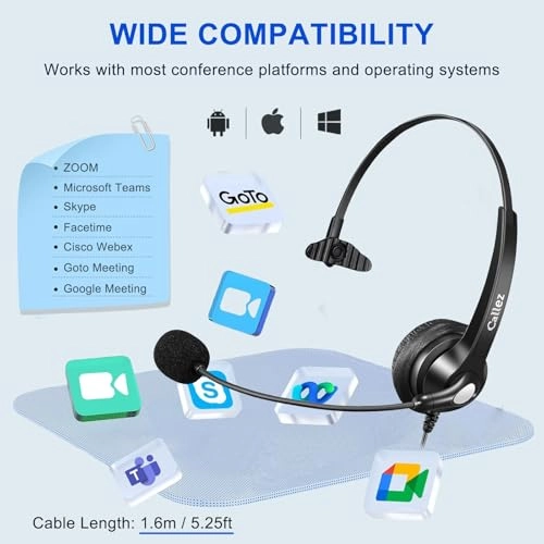 C802EC1 Wired Headset
