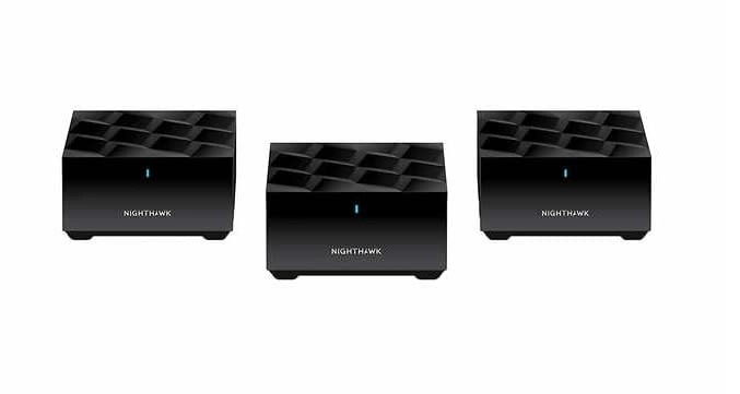 NETGEAR (Refurbished) MK73 Router - 802.11ax + MK73 Satellite - 3-Pack