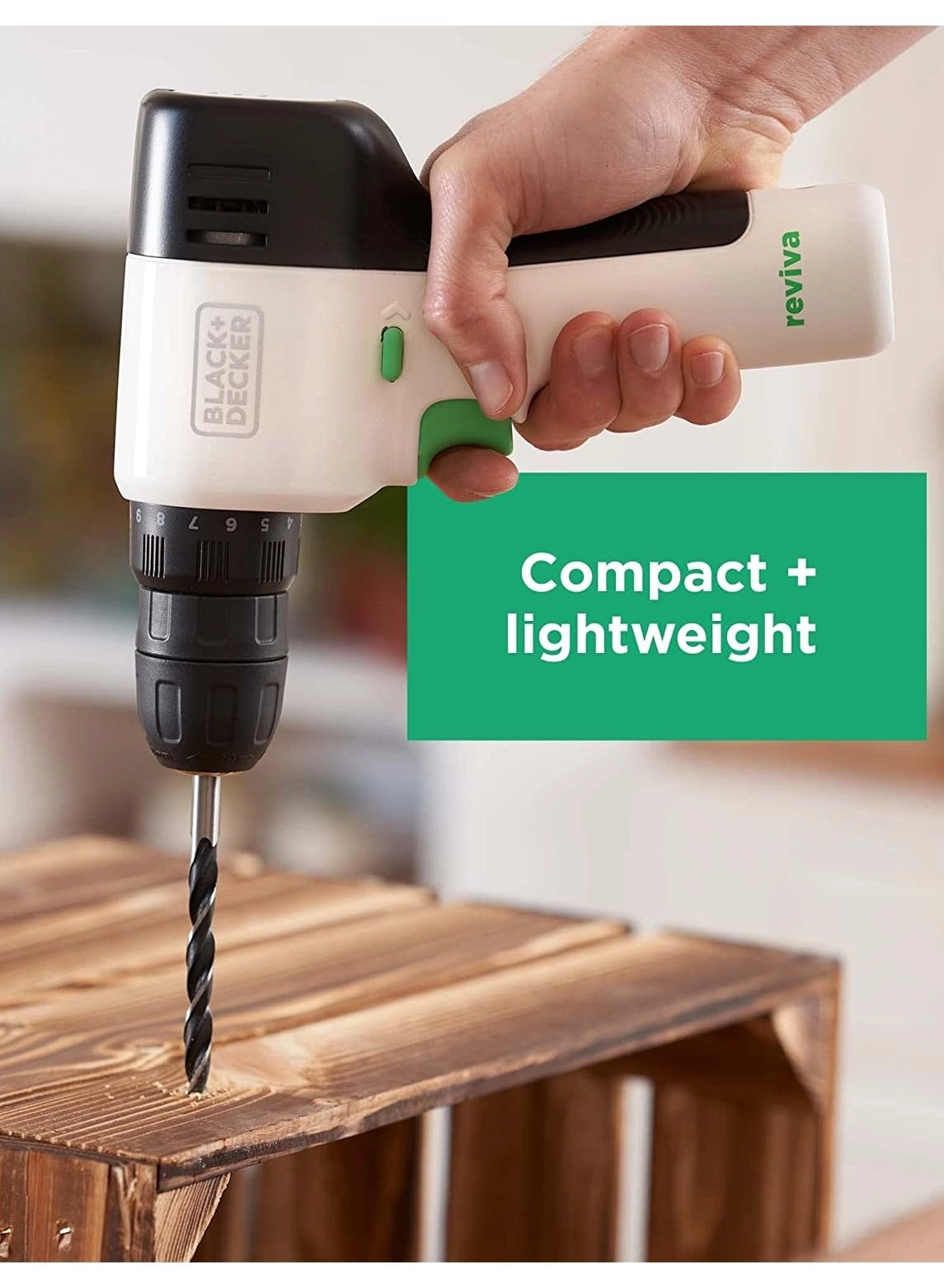 Reviva Cordless Drill - 1.5 Ampere-hour 12V