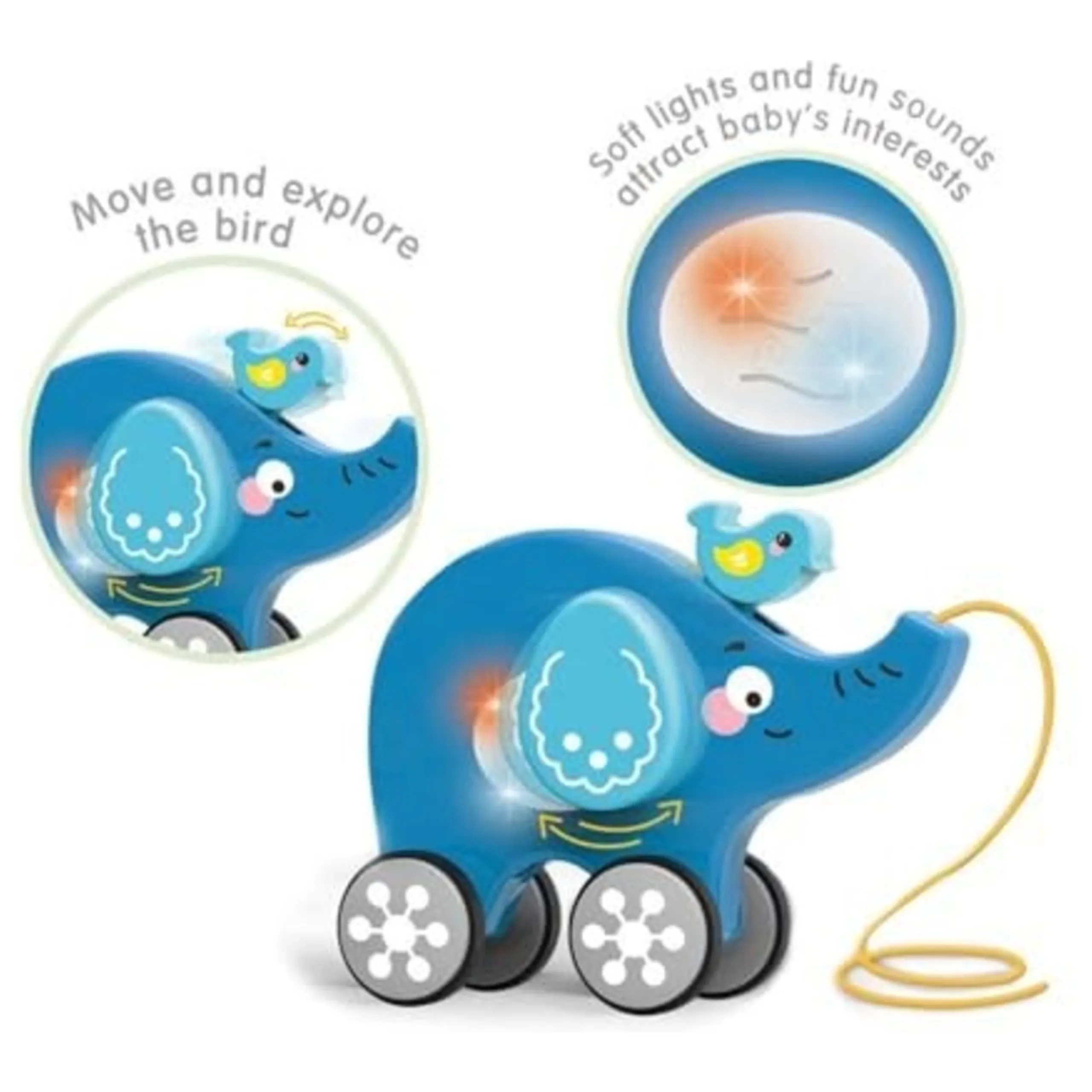 Baby Elephant Pull-Along Toy