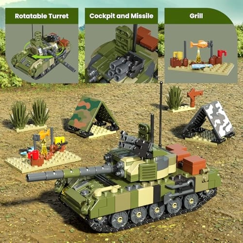 24073 Clamping Blocks Tank T-72B3 - 513 pcs