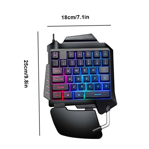 One Handed Gaming Keyboard - Wired