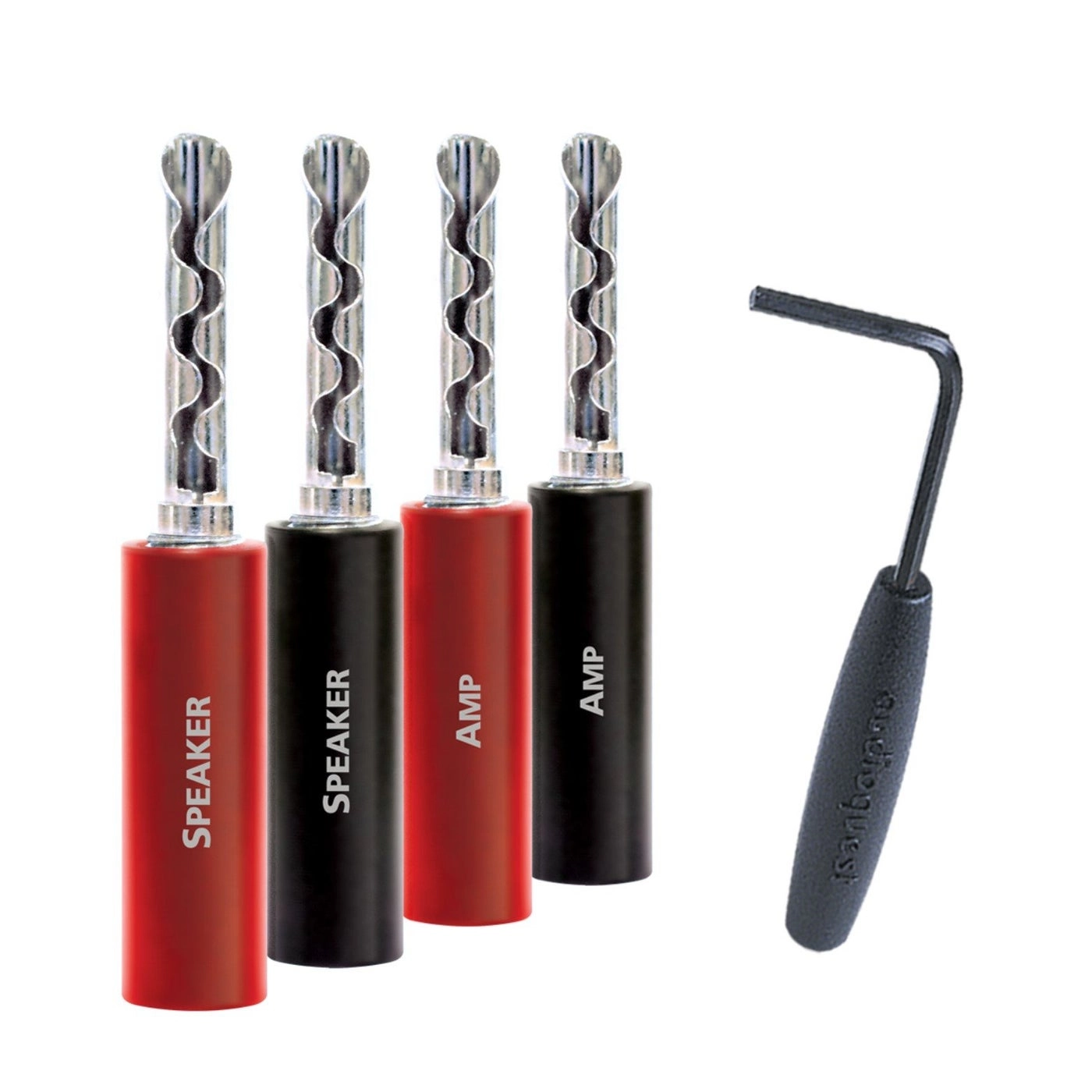 AudioQuest SureGrip #100 - Silver Bananas 8 pack