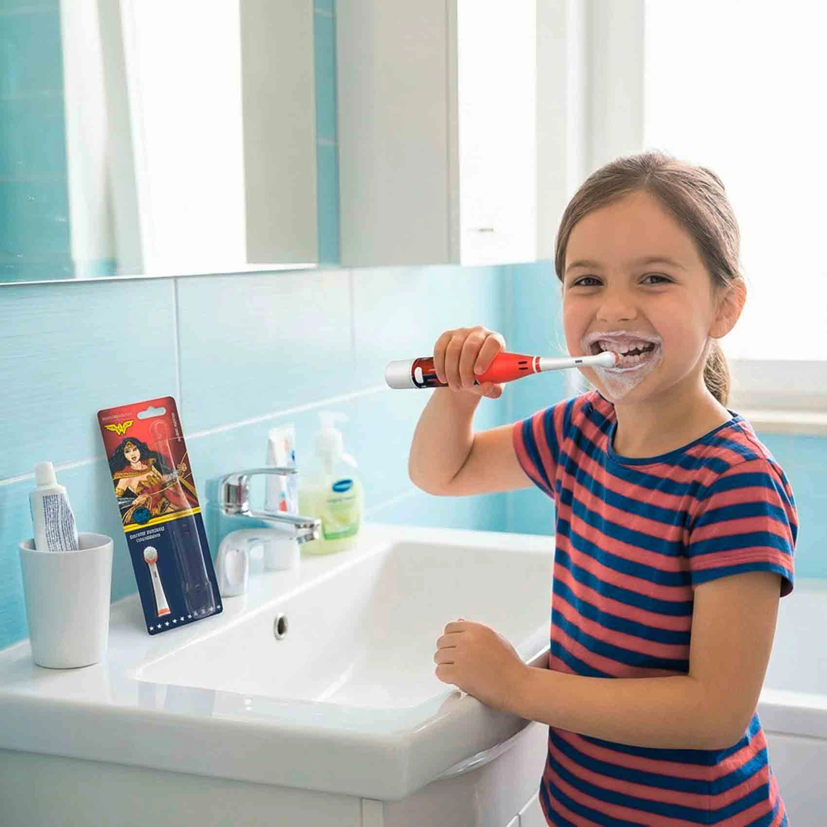 Kids DC Batman Battery Powered Electric Toothbrush - Extra Soft Bristles 2s