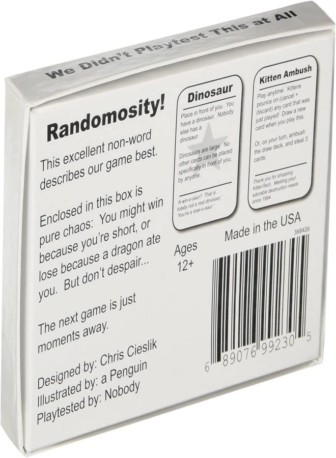 We Didn't Playtest This at All + Chaos Pack