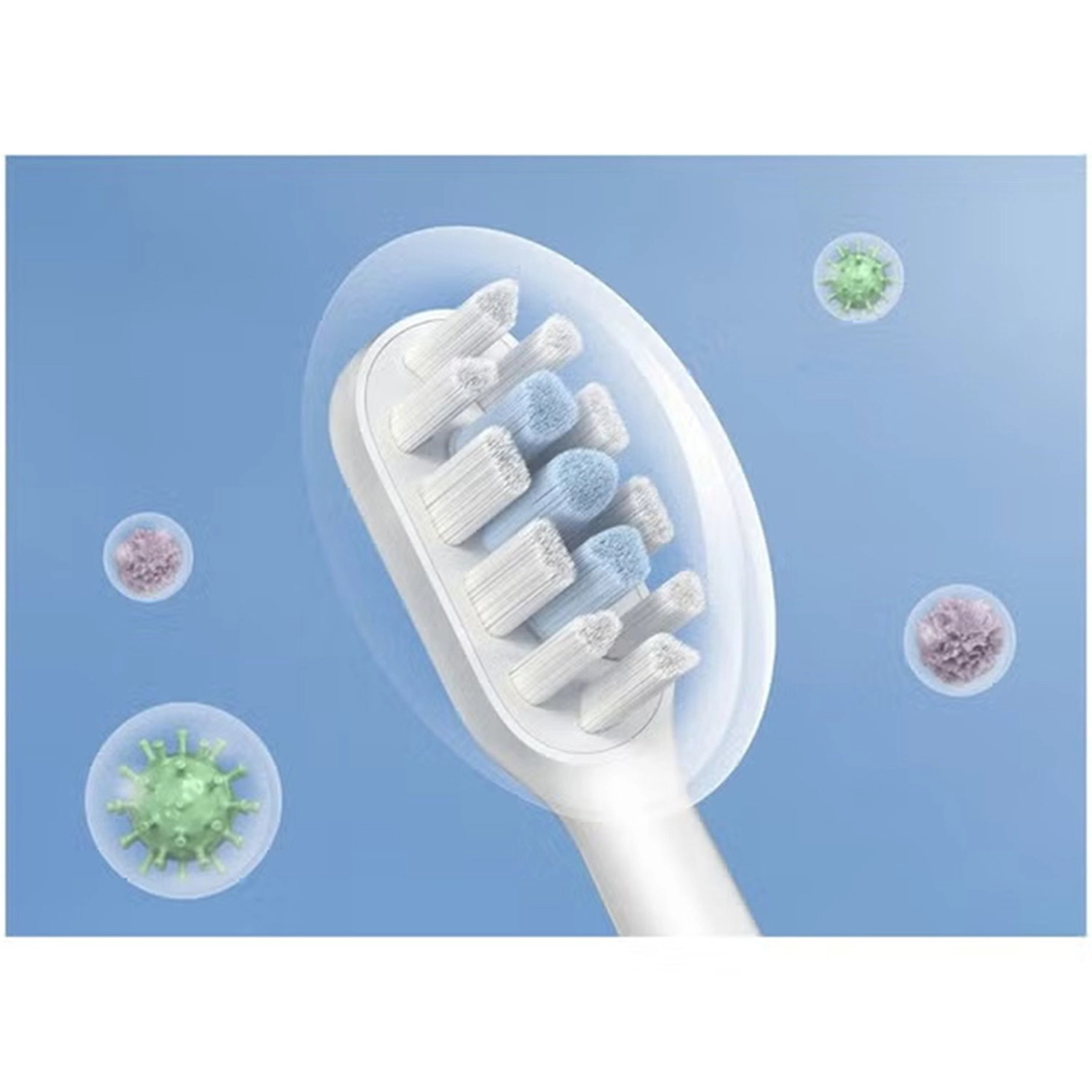 T302 Replacement Heads - White 3 Pcs