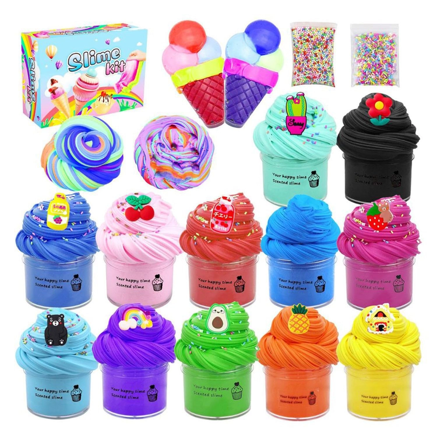 Fitto Soft Butter Slime - 4 - 6 years 12 pieces