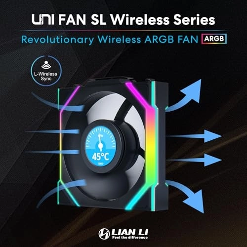 UNI Fan SL LCD - Single Pack 120mm