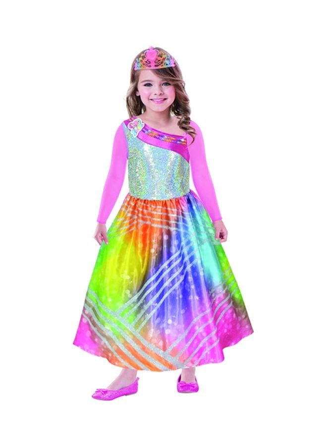 Party Centre LLC Barbie Rainbow Magic Costume Set - Fancy Role Play Kids