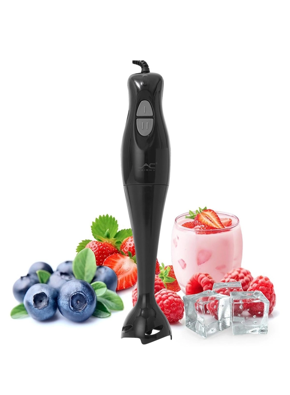 L-1201 - Handheld Blender Stainless Steel 2 Speeds