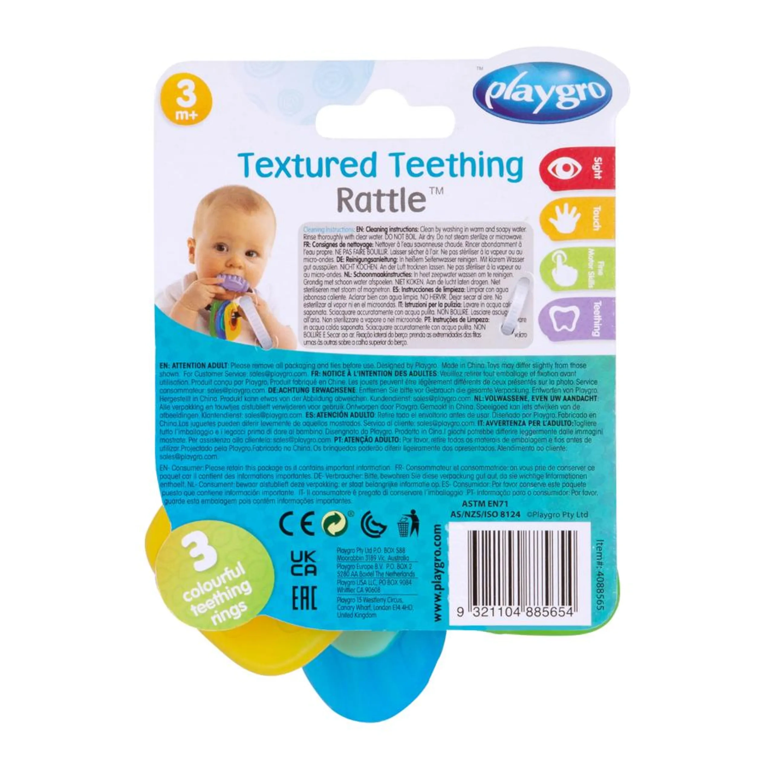 Play & Learn Ball - Rattle & Teethers