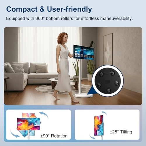 Portable Smart TV - 1080P 21.5 Inch