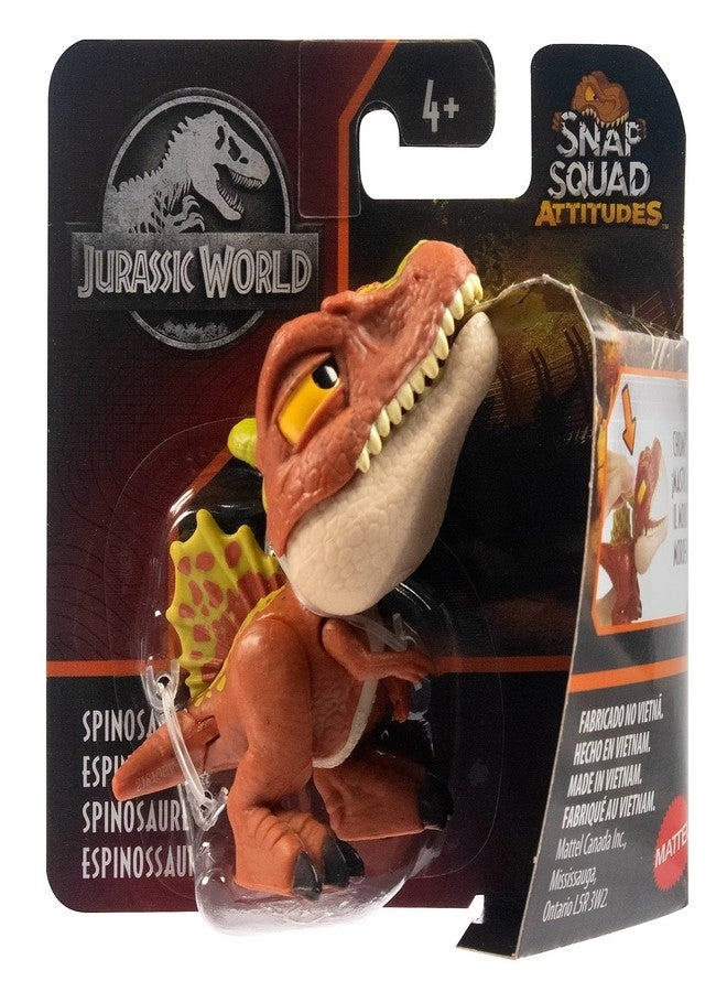 JURASSIC WORLD Snap Squad Attitudes Spinosaurus