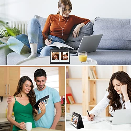 3.5x4.5" 64 Pockets Polypropylene Paper Photo Album