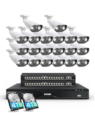 4K Security Camera System - 32 channels