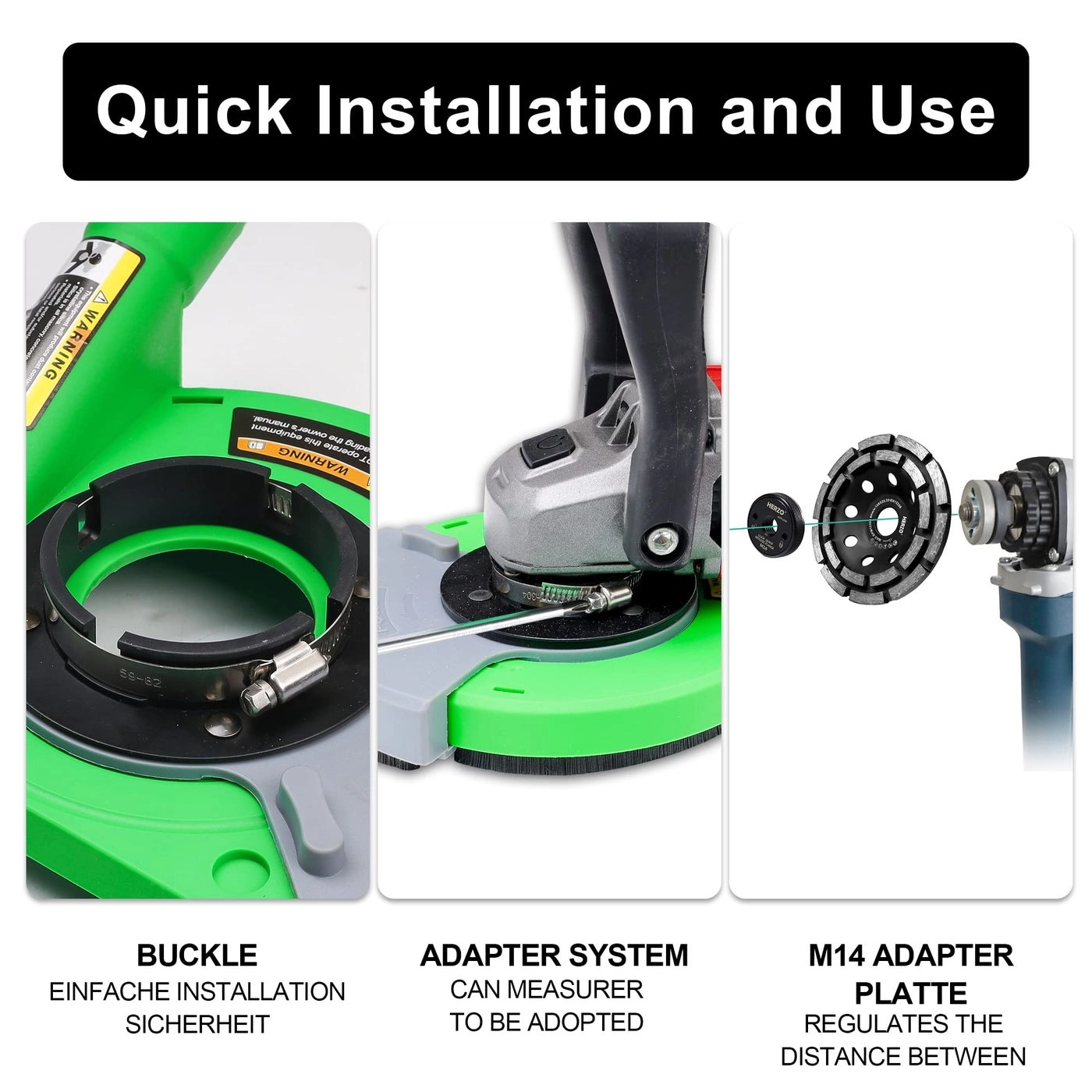 Surface Grinding Dust Shroud - 115mm 125mm